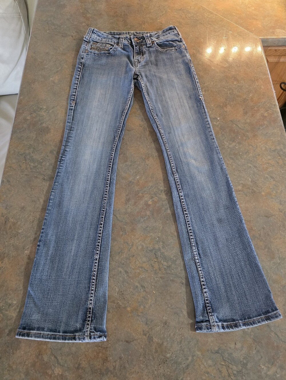 Cowgirl Tuff Women’s Dark Wash Bootcut Jeans - Picture 15 of 15
